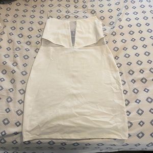 FashionNova Mini Dress w/ Mesh and Tie Back Sz L